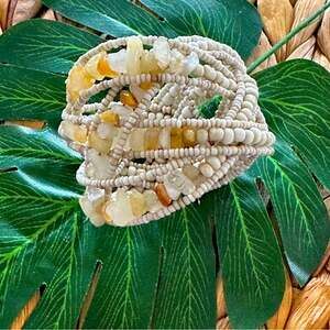 BOGO FREE BEADED STONE STRETCH BRACELET